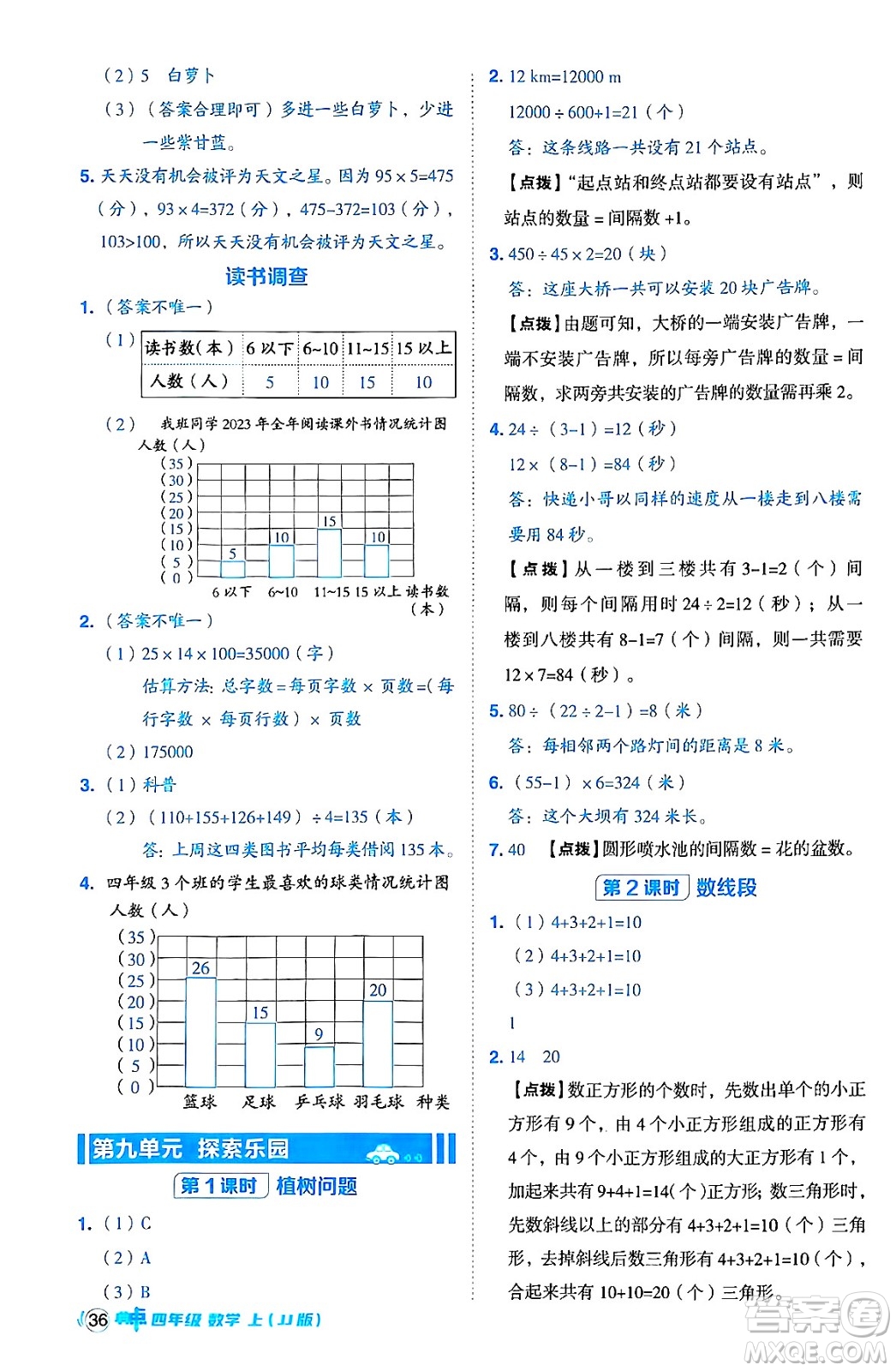 吉林教育出版社2024年秋綜合應(yīng)用創(chuàng)新題典中點(diǎn)四年級(jí)數(shù)學(xué)上冊(cè)冀教版答案