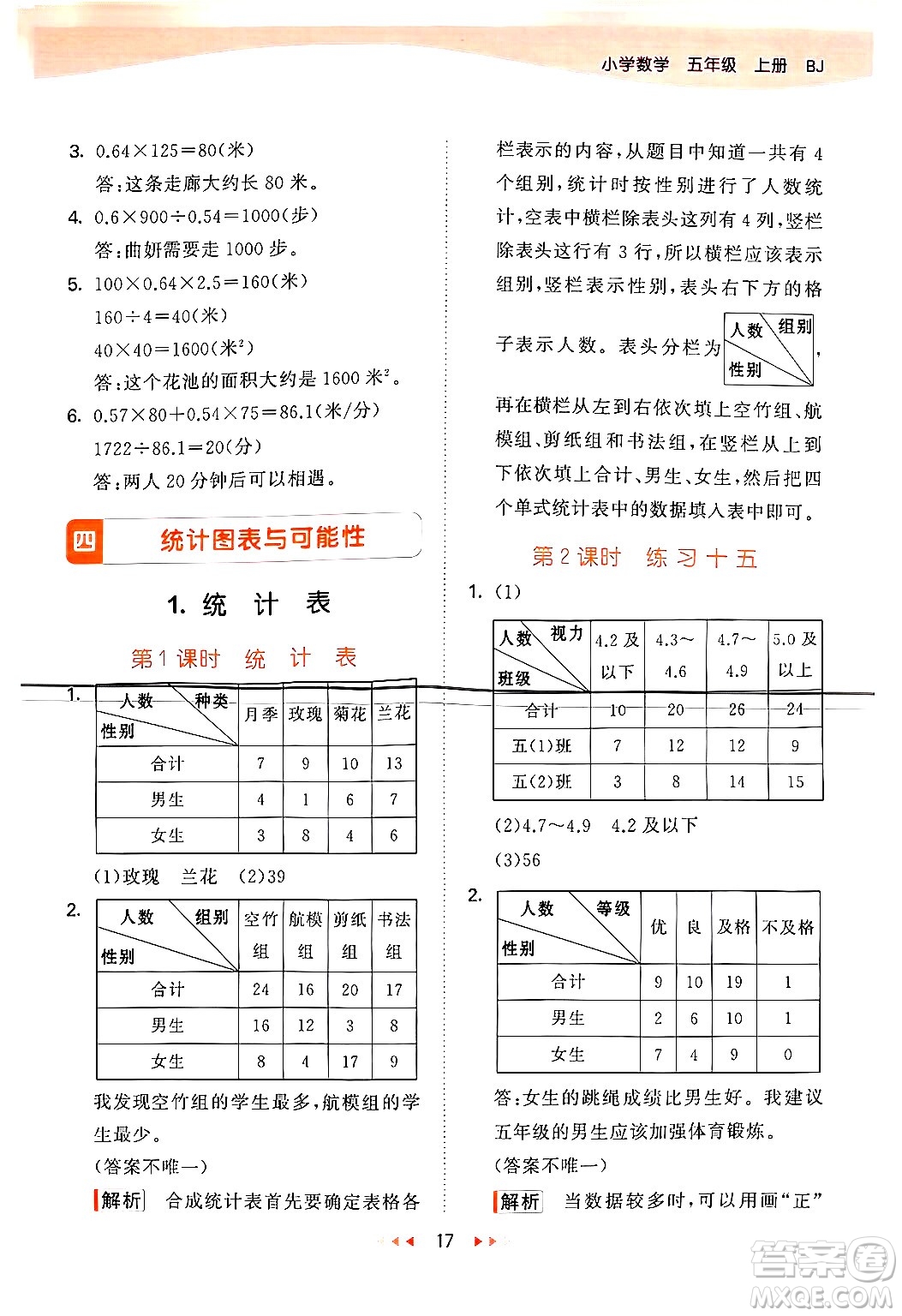 首都師范大學(xué)出版社2024年秋53天天練五年級(jí)數(shù)學(xué)上冊(cè)北京版答案