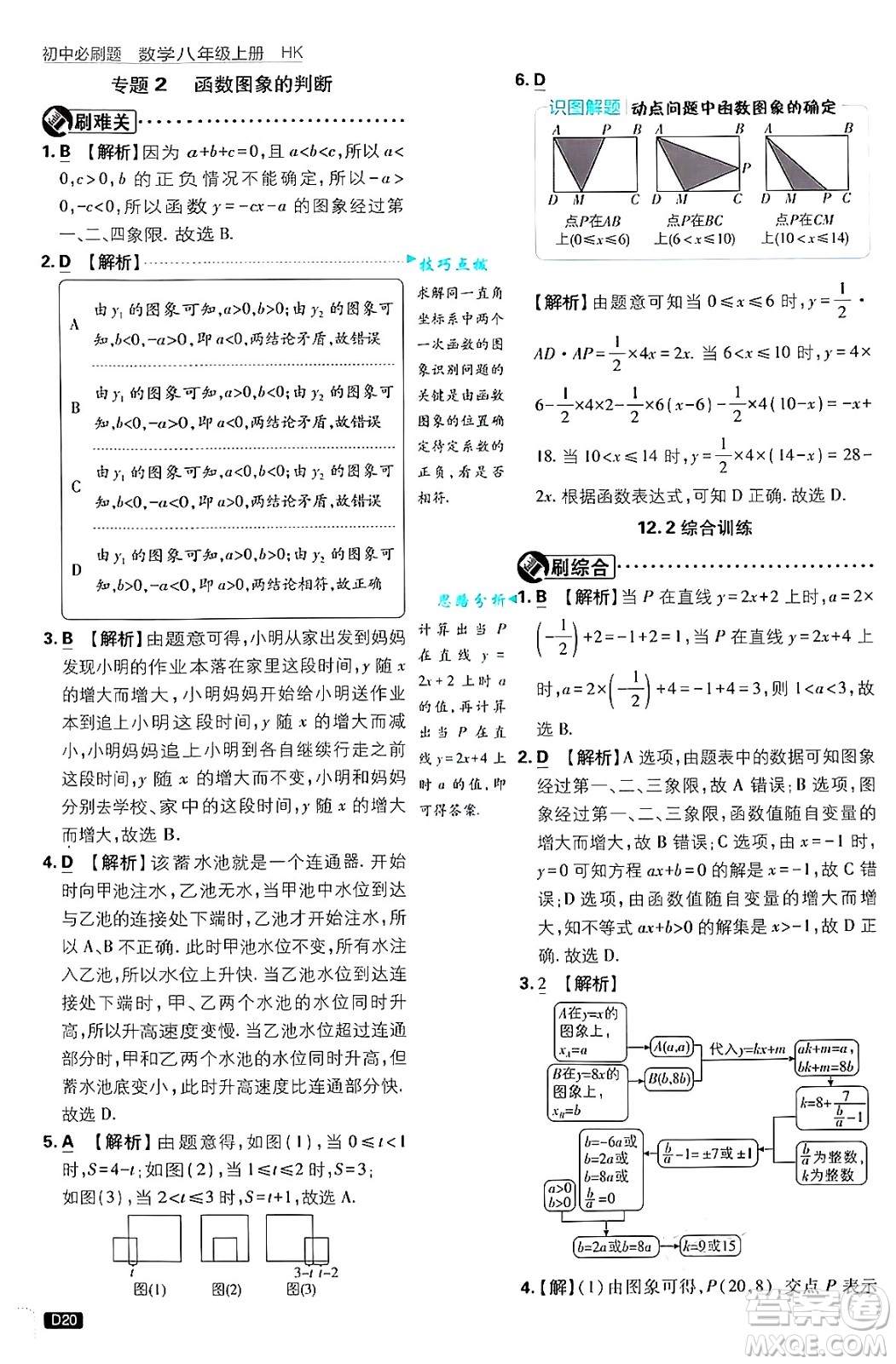 開明出版社2025屆初中必刷題拔尖提優(yōu)訓(xùn)練八年級(jí)數(shù)學(xué)上冊(cè)滬科版答案