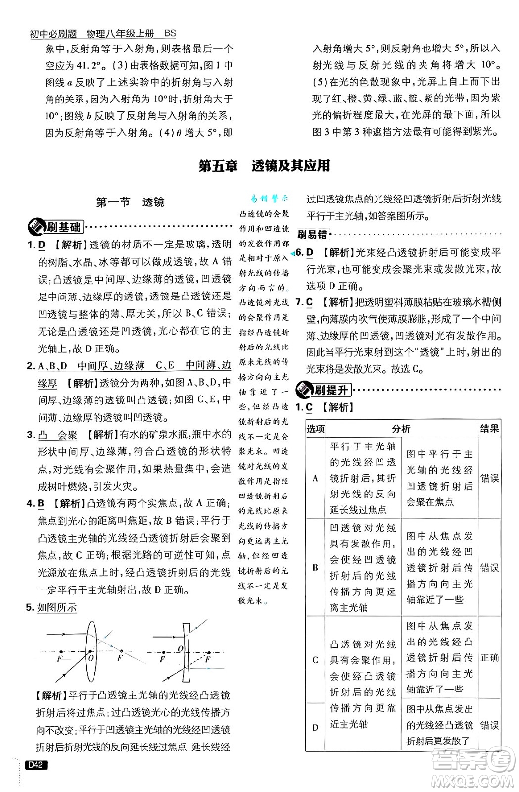 開明出版社2025屆初中必刷題拔尖提優(yōu)訓(xùn)練八年級物理上冊北師大版答案