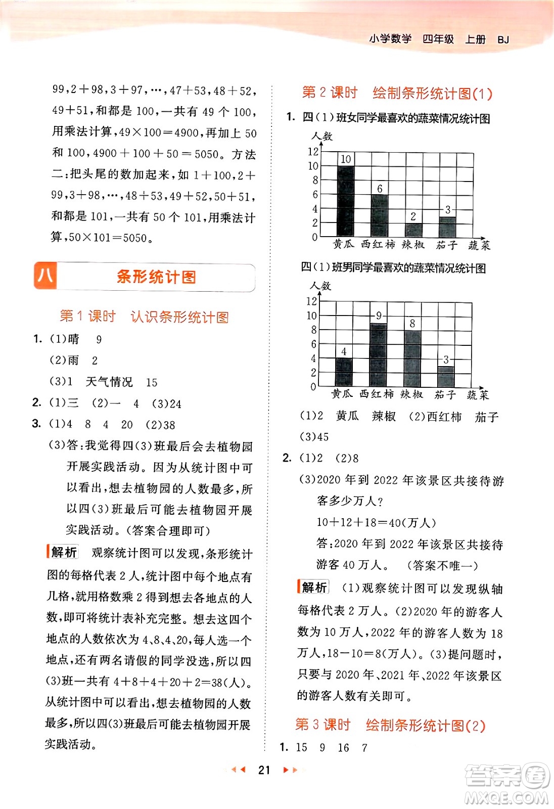 首都師范大學(xué)出版社2024年秋53天天練四年級(jí)數(shù)學(xué)上冊(cè)北京版答案