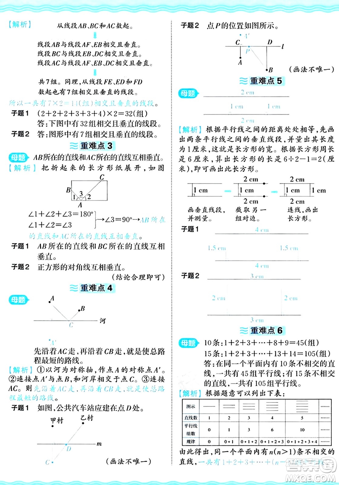 江西人民出版社2024年秋王朝霞培優(yōu)100分四年級數(shù)學(xué)上冊冀教版答案