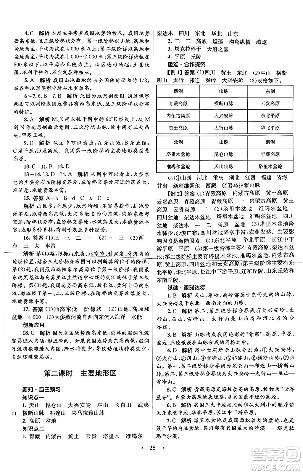 知識(shí)出版社2024年秋初中同步測(cè)控優(yōu)化設(shè)計(jì)八年級(jí)地理上冊(cè)商務(wù)星球版答案