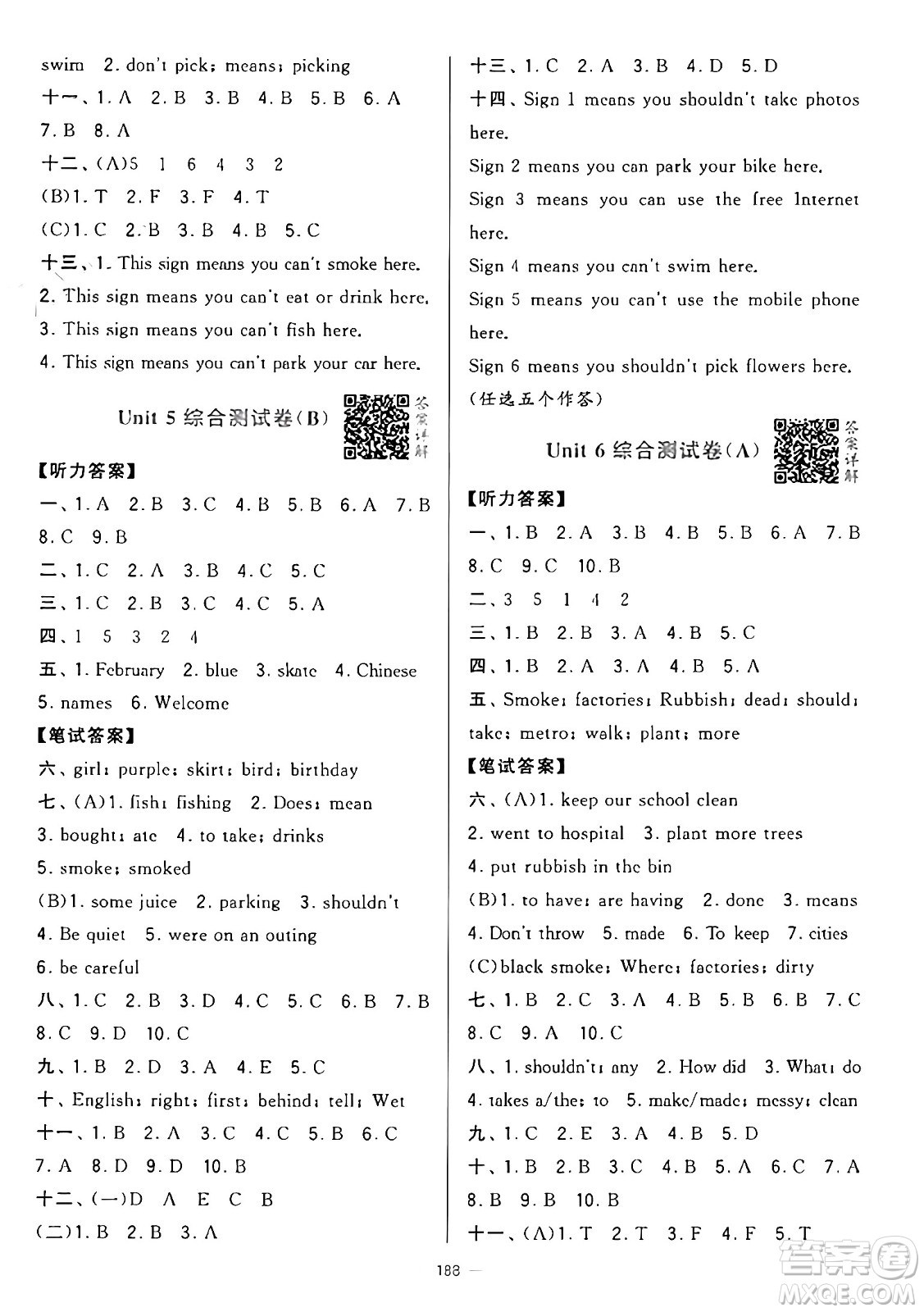 寧夏人民教育出版社2024年秋學(xué)霸提優(yōu)大試卷六年級英語上冊江蘇版答案