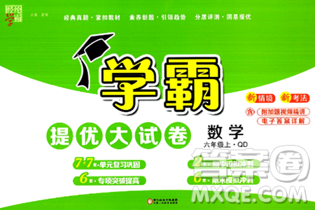 寧夏人民教育出版社2024年秋學(xué)霸提優(yōu)大試卷六年級數(shù)學(xué)上冊青島版答案