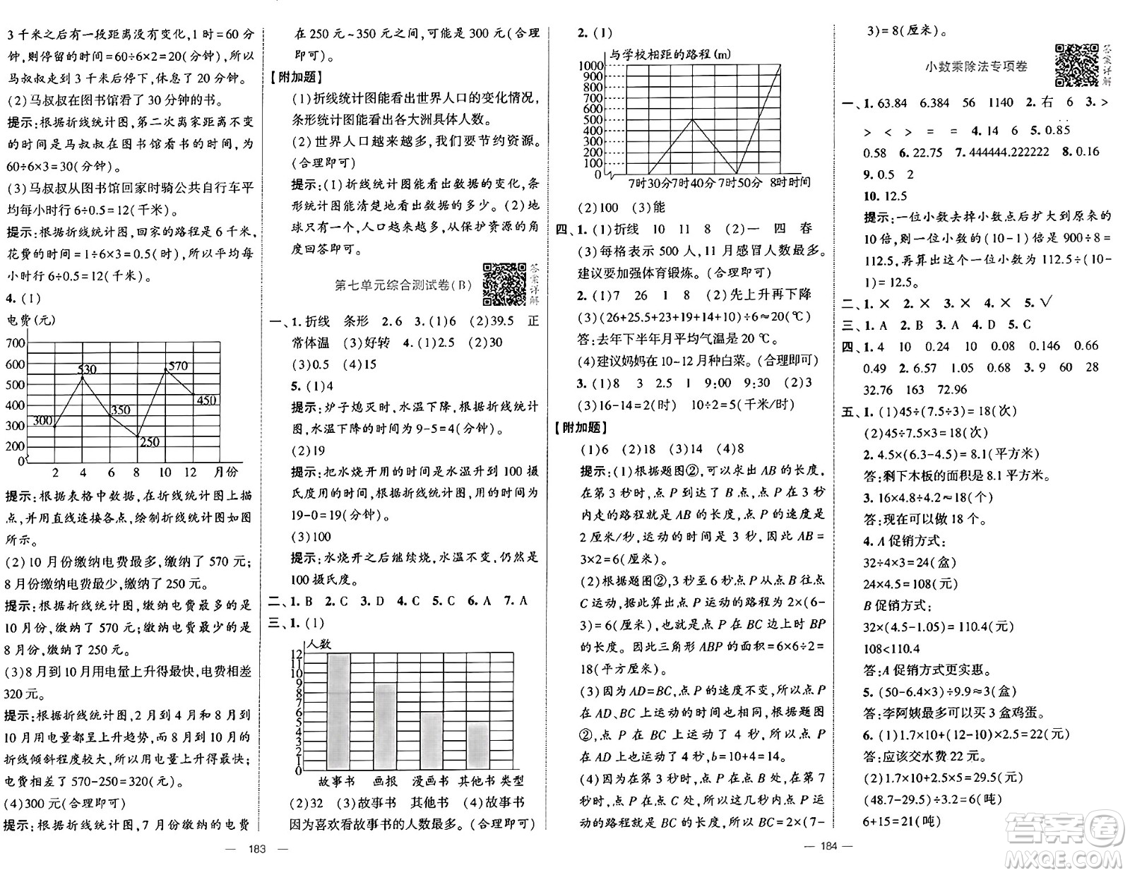 寧夏人民教育出版社2024年秋學(xué)霸提優(yōu)大試卷五年級數(shù)學(xué)上冊青島版答案