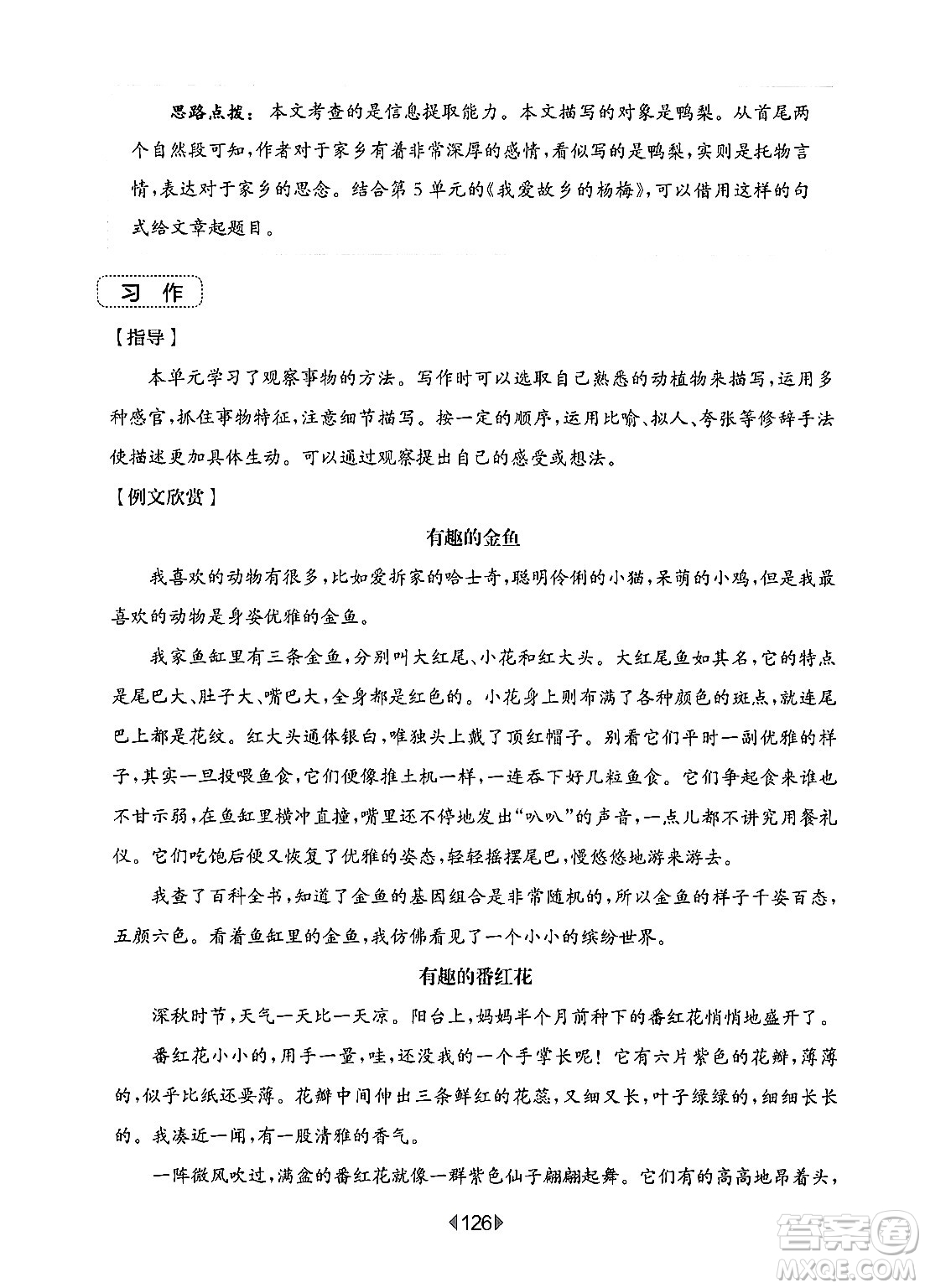 華東師范大學出版社2024年秋華東師大版一課一練三年級語文上冊華師版增強版上海專版答案