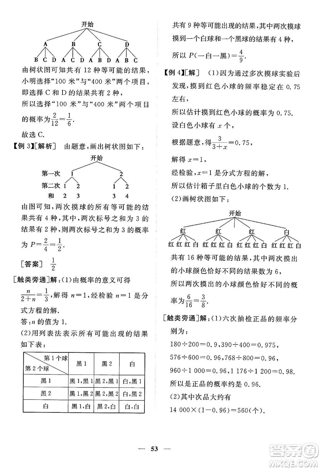 青海人民出版社2024年秋新坐標(biāo)同步練習(xí)九年級(jí)數(shù)學(xué)上冊(cè)人教版青海專(zhuān)版答案