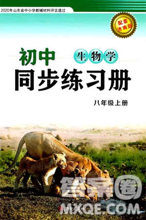 西安出版社2024秋初中同步練習(xí)冊(cè)八年級(jí)生物上冊(cè)濟(jì)南版答案