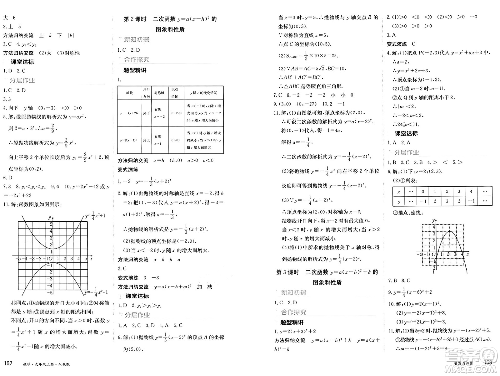 黑龍江教育出版社2024年秋資源與評(píng)價(jià)九年級(jí)數(shù)學(xué)上冊(cè)人教版黑龍江專版答案