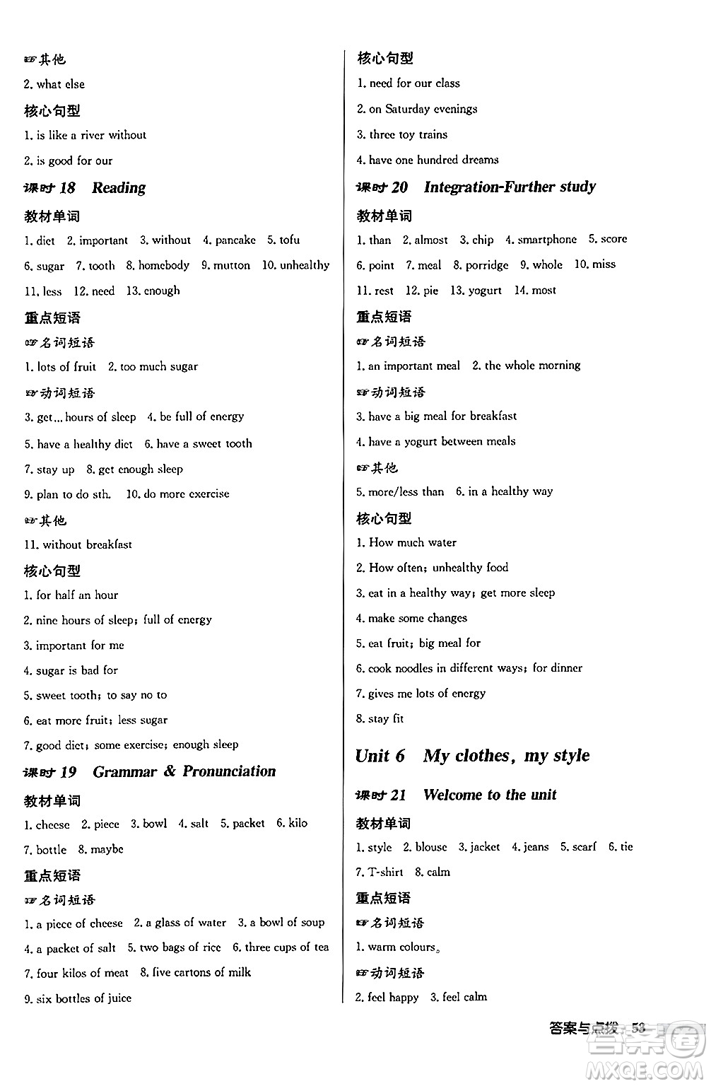 龍門書局2024秋啟東中學(xué)作業(yè)本七年級(jí)英語(yǔ)上冊(cè)譯林版宿遷專版答案