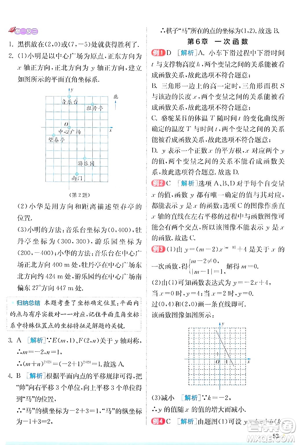 江蘇人民出版社2024年秋春雨教育實(shí)驗(yàn)班提優(yōu)訓(xùn)練八年級(jí)數(shù)學(xué)上冊蘇科版答案