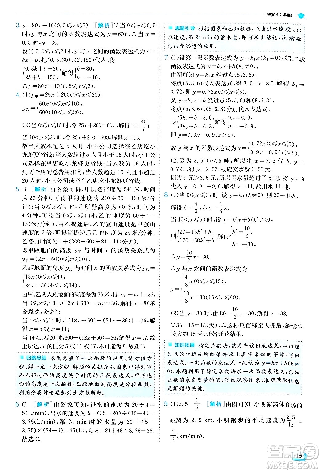 江蘇人民出版社2024年秋春雨教育實驗班提優(yōu)訓(xùn)練八年級數(shù)學(xué)上冊滬科版答案