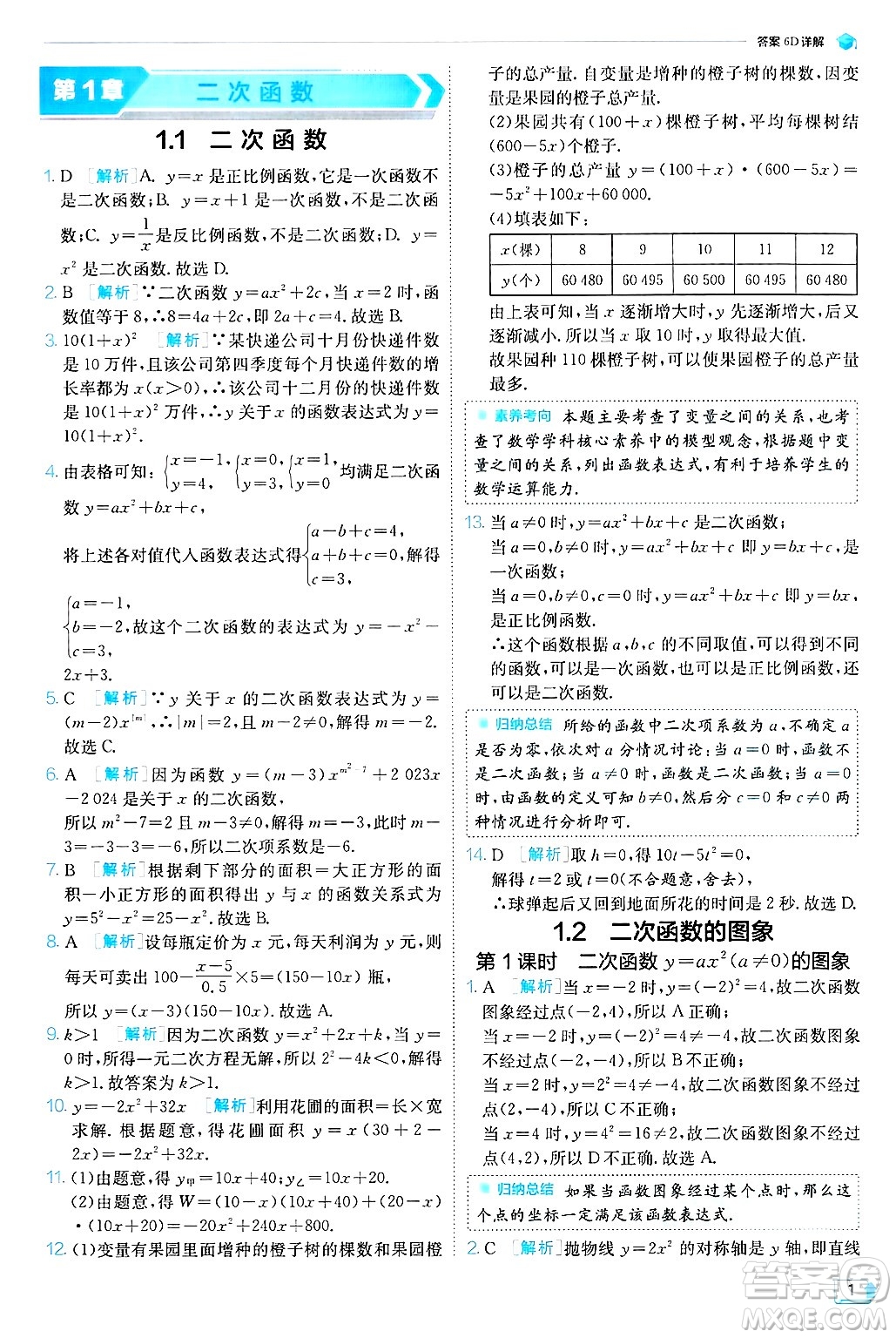 江蘇人民出版社2024年秋春雨教育實驗班提優(yōu)訓(xùn)練九年級數(shù)學(xué)上冊浙教版答案