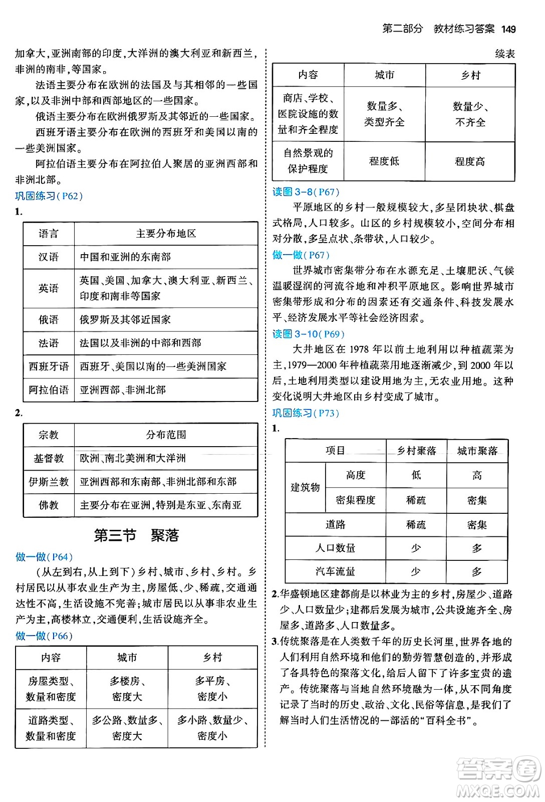 四川大學(xué)出版社2024年秋初中同步5年中考3年模擬八年級(jí)地理上冊(cè)中圖版北京專(zhuān)版答案