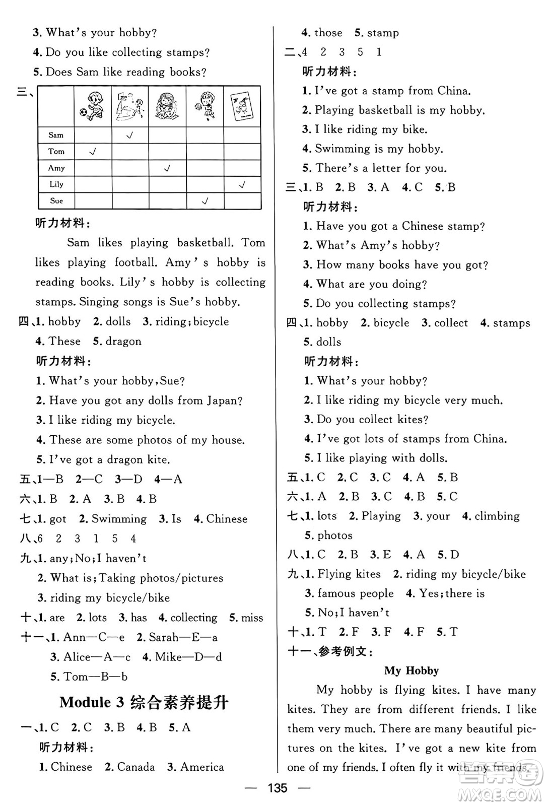 南方出版社2024秋學(xué)緣教育核心素養(yǎng)天天練六年級(jí)英語上冊(cè)外研版答案
