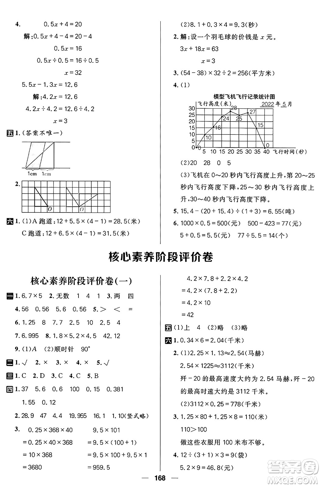 南方出版社2024秋學緣教育核心素養(yǎng)天天練五年級數(shù)學上冊青島版答案