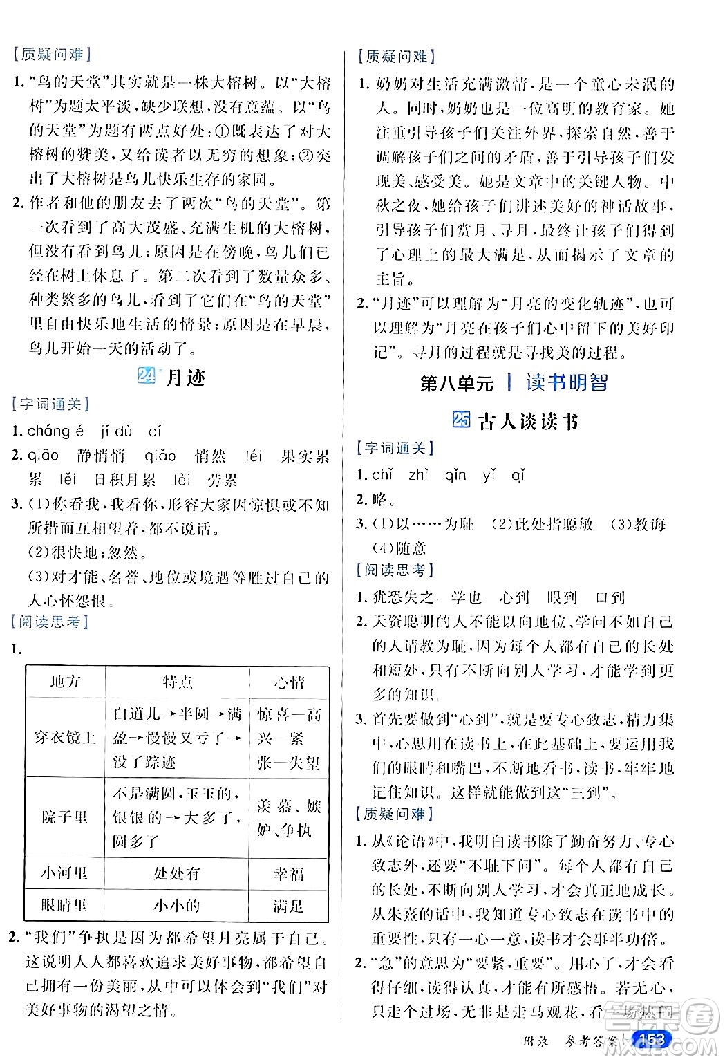 南方出版社2024秋學(xué)緣教育核心素養(yǎng)天天練五年級(jí)語文上冊(cè)通用版答案
