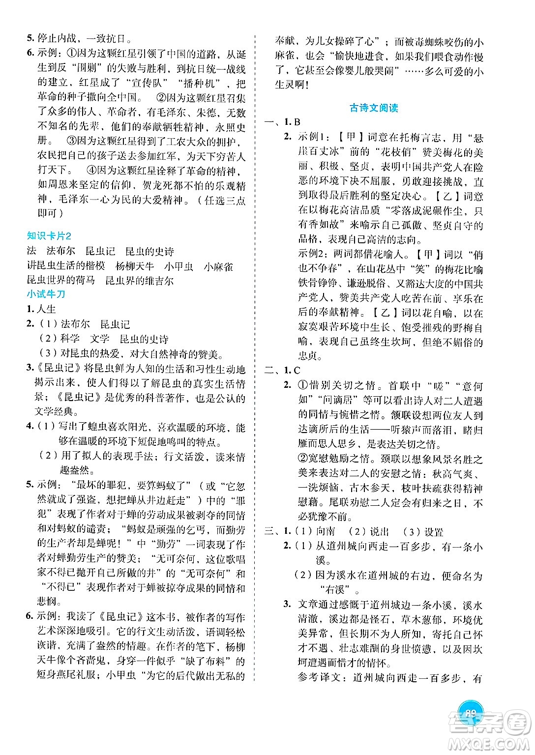 崇文書(shū)局2025年七彩假日快樂(lè)假期寒假作業(yè)八年級(jí)文科綜合通用版答案