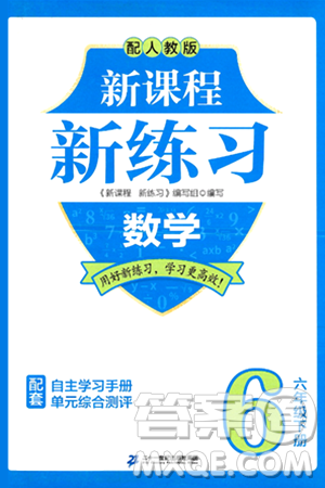 二十一世紀出版社集團2025年春新課程新練習六年級數(shù)學下冊人教版答案