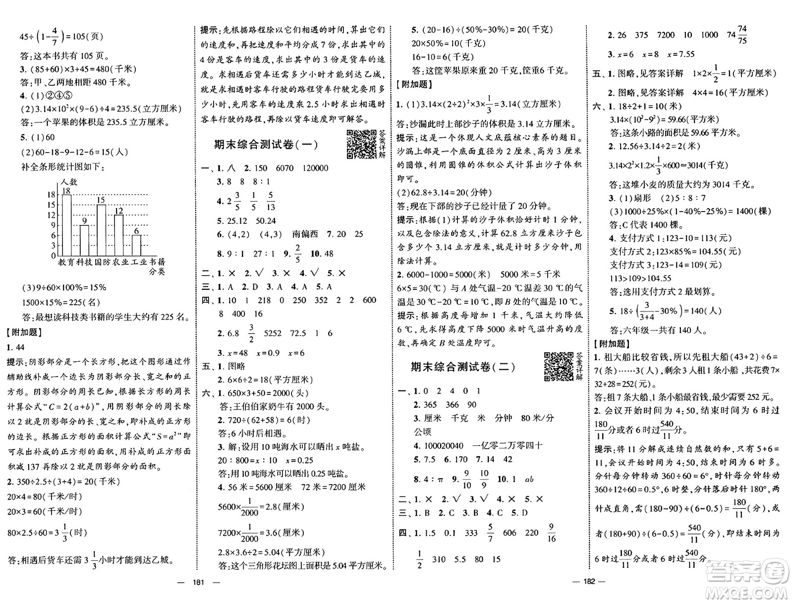 寧夏人民教育出版社2025年春經(jīng)綸學(xué)霸學(xué)霸提優(yōu)大試卷六年級數(shù)學(xué)下冊青島版答案