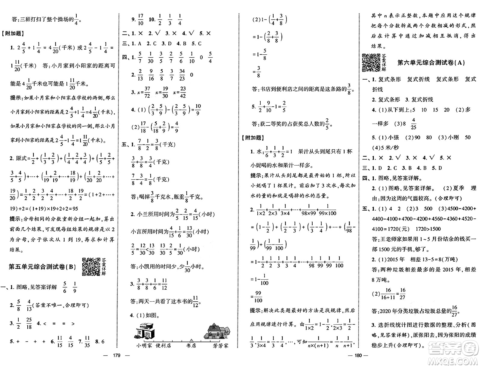 寧夏人民教育出版社2025年春經(jīng)綸學(xué)霸學(xué)霸提優(yōu)大試卷五年級(jí)數(shù)學(xué)下冊(cè)青島版答案