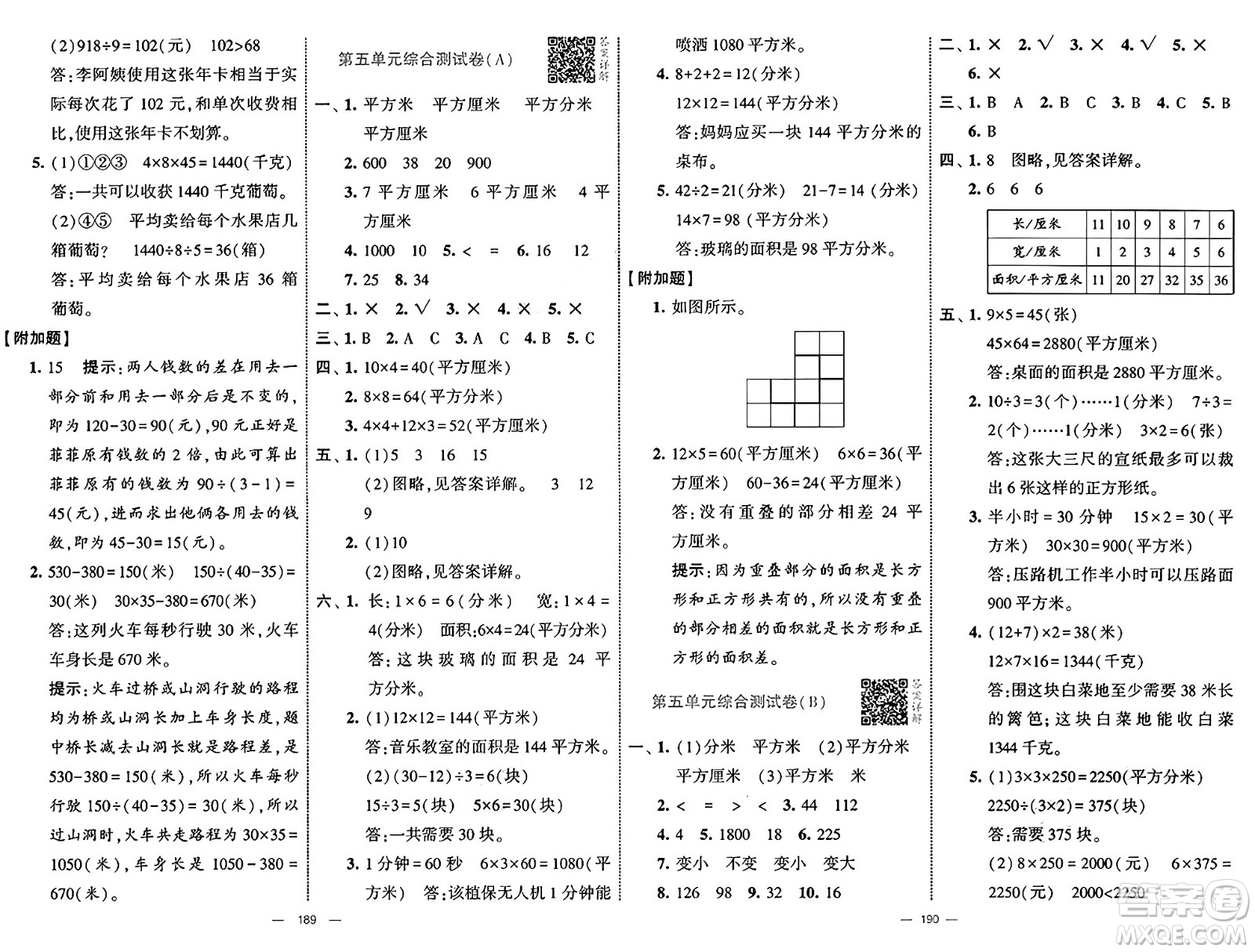 寧夏人民教育出版社2025年春經(jīng)綸學(xué)霸學(xué)霸提優(yōu)大試卷三年級數(shù)學(xué)下冊人教版答案
