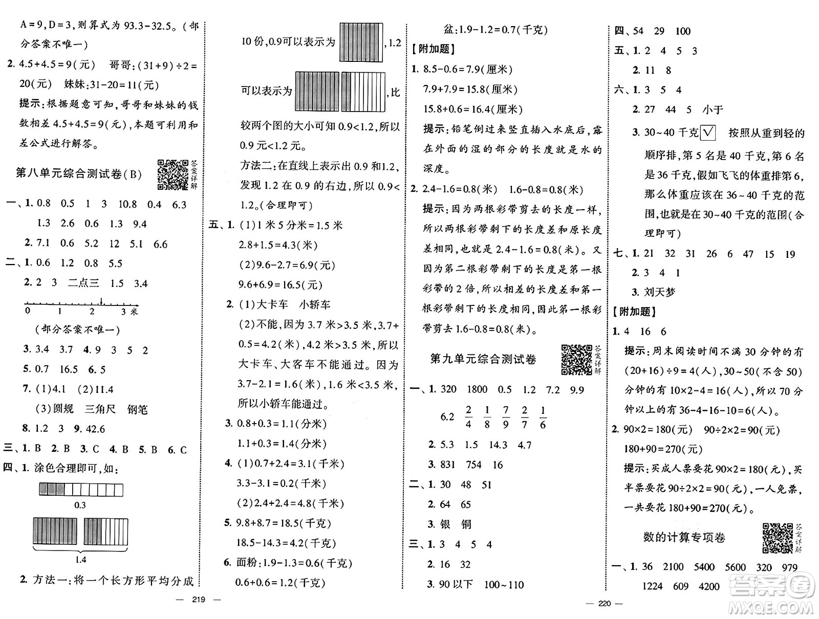 寧夏人民教育出版社2025年春經(jīng)綸學霸學霸提優(yōu)大試卷三年級數(shù)學下冊江蘇國際版答案