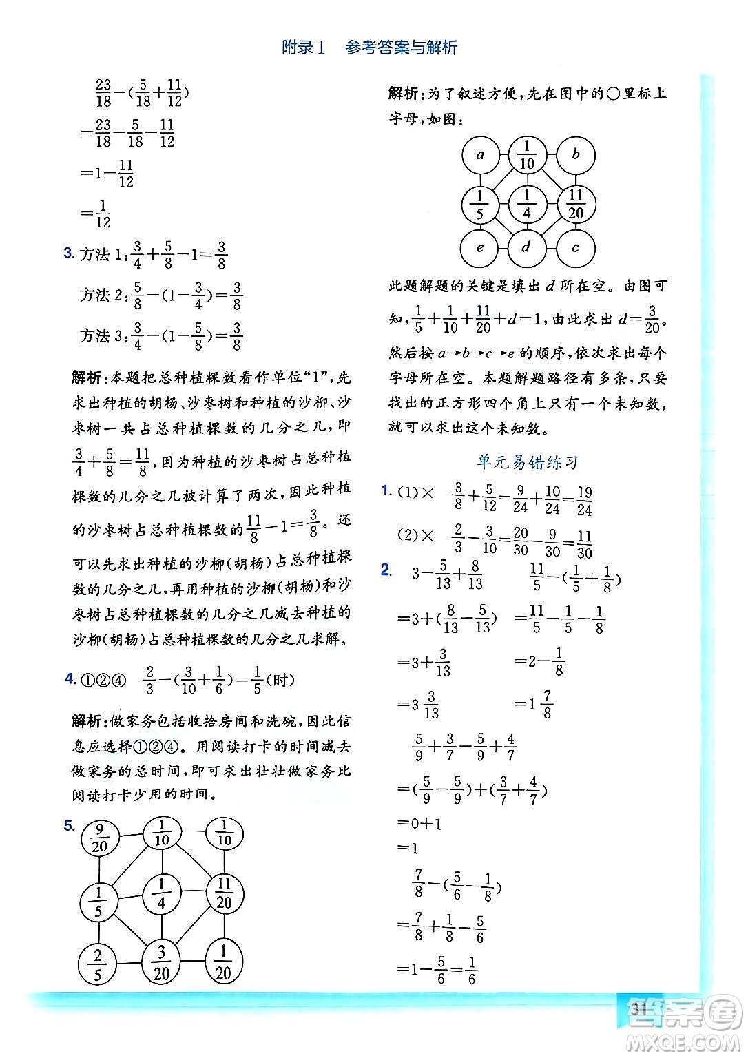 龍門書局2025年春黃岡小狀元作業(yè)本五年級數(shù)學(xué)下冊人教版答案