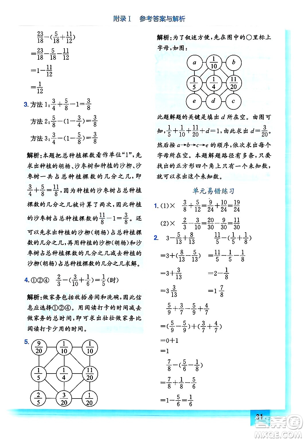 龍門書局2025年春黃岡小狀元作業(yè)本五年級數(shù)學(xué)下冊人教版浙江專版答案