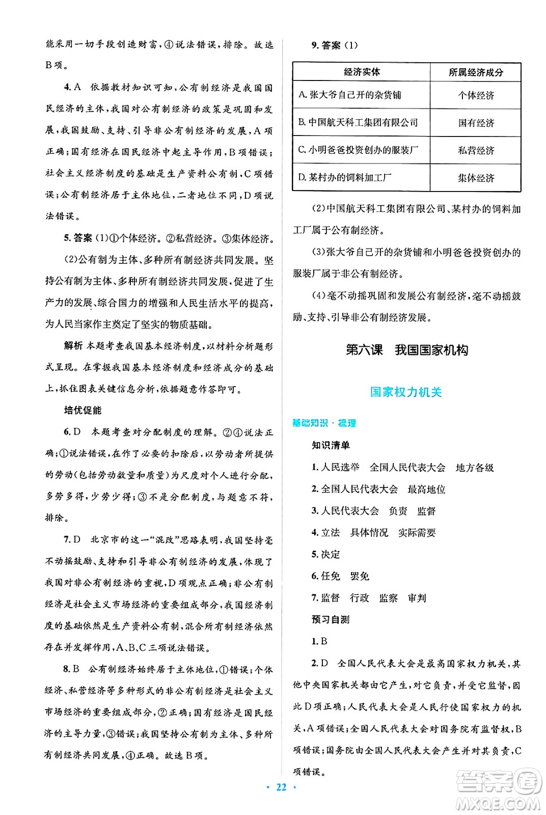 人民教育出版社2025年春人教金學(xué)典同步解析與測(cè)評(píng)學(xué)練考八年級(jí)道德與法治下冊(cè)人教版吉林專版答案