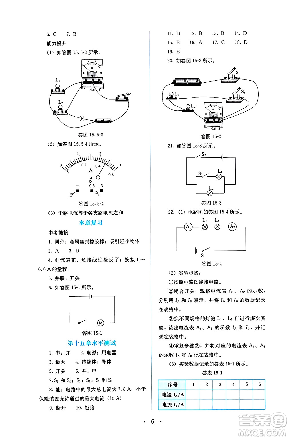 人民教育出版社2025年春人教金學(xué)典同步練習(xí)冊(cè)同步解析與測(cè)評(píng)九年級(jí)物理下冊(cè)人教版答案