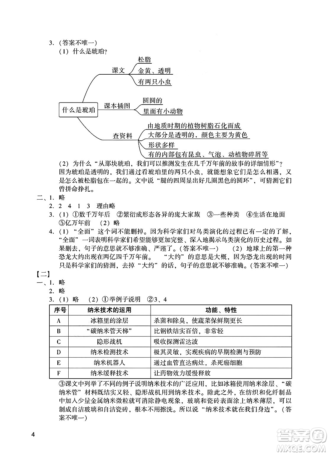 廣州出版社2025年春陽(yáng)光學(xué)業(yè)評(píng)價(jià)四年級(jí)語(yǔ)文下冊(cè)人教版答案