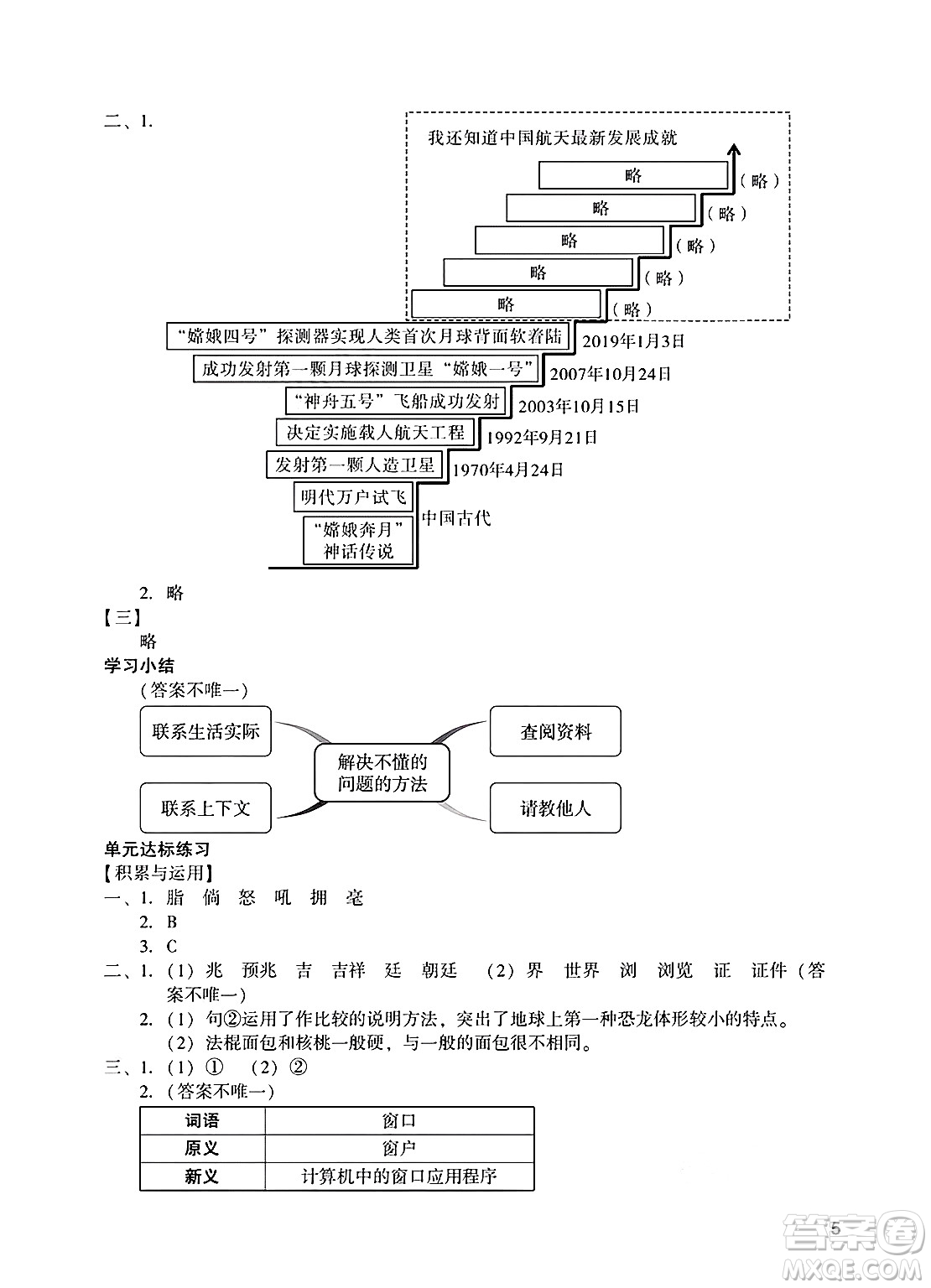 廣州出版社2025年春陽(yáng)光學(xué)業(yè)評(píng)價(jià)四年級(jí)語(yǔ)文下冊(cè)人教版答案