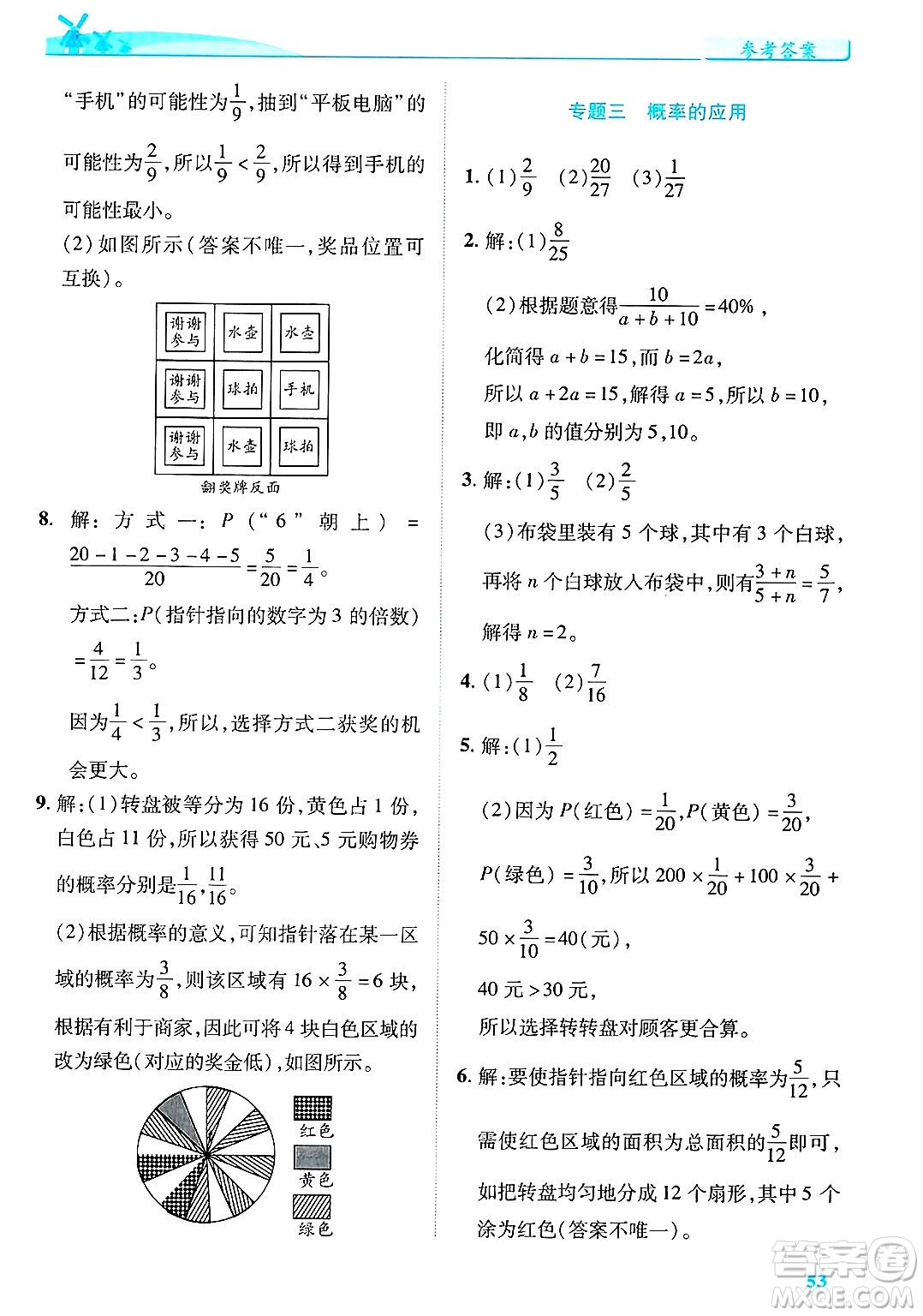 陜西師范大學(xué)出版總社有限公司2025年春績(jī)優(yōu)學(xué)案七年級(jí)數(shù)學(xué)下冊(cè)北師大版答案