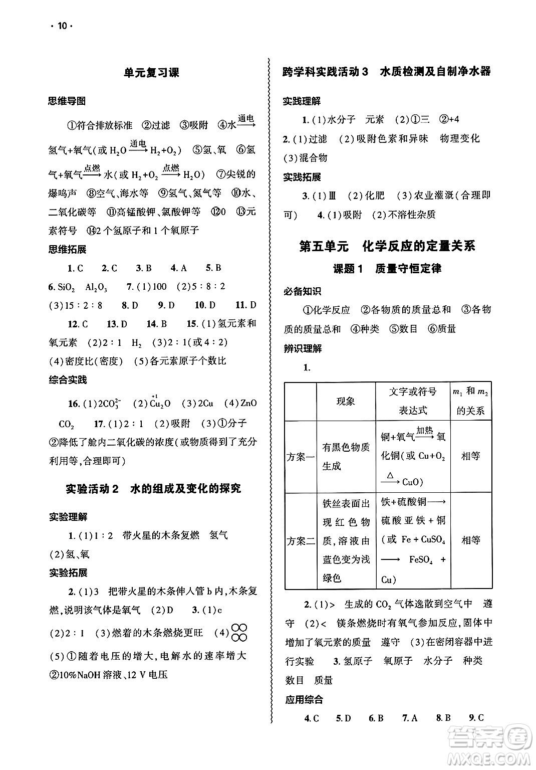 大象出版社2025年春基礎(chǔ)訓(xùn)練九年級(jí)化學(xué)下冊(cè)人教版答案