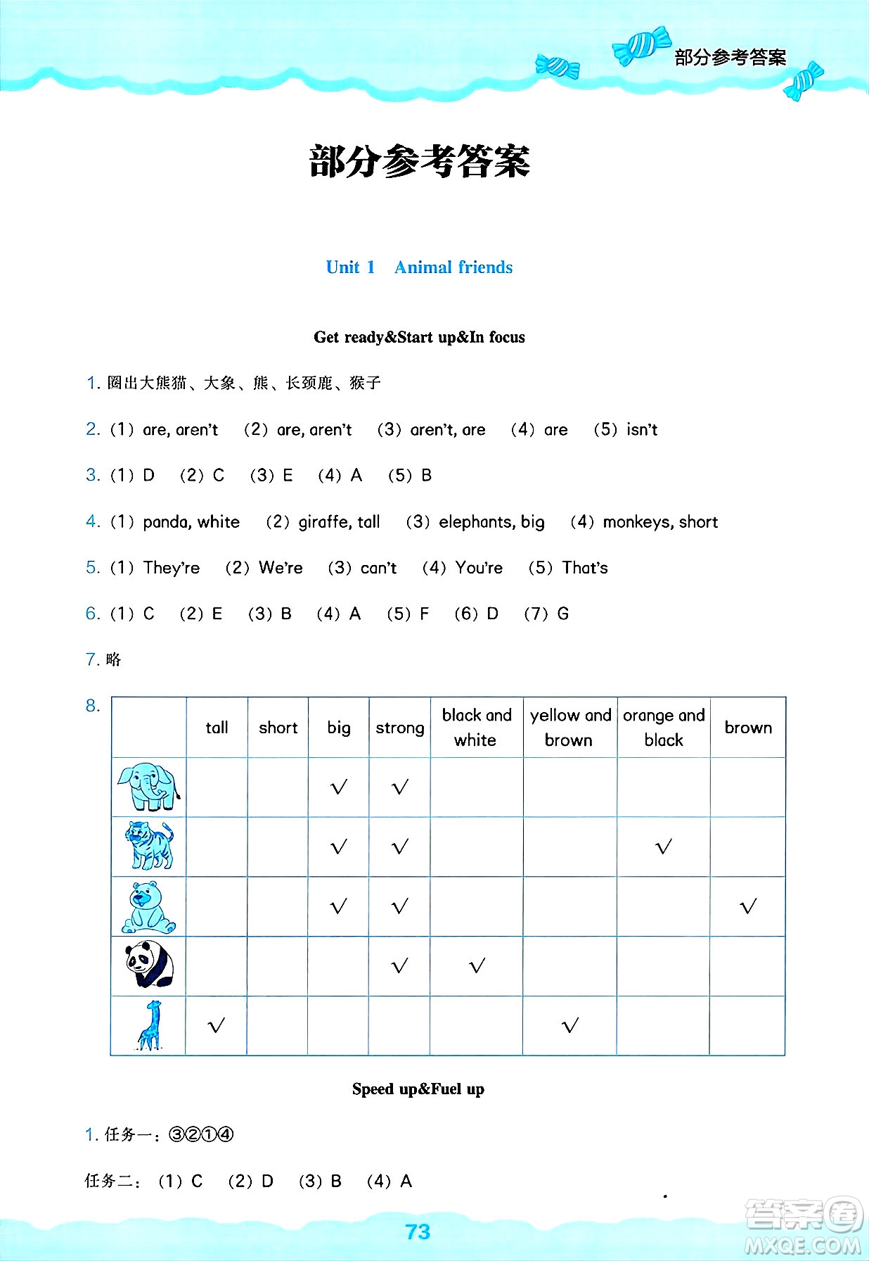 遼海出版社2025年春新課程能力培養(yǎng)三年級英語下冊外研版三起點答案