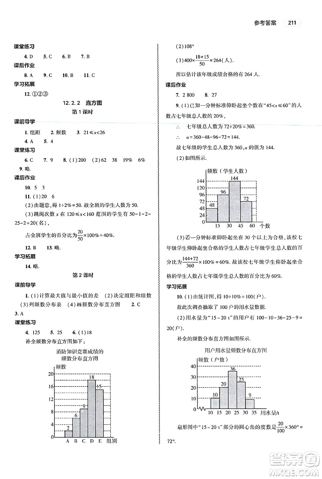 大象出版社2025年春初中同步練習(xí)冊七年級數(shù)學(xué)下冊人教版山東專版答案