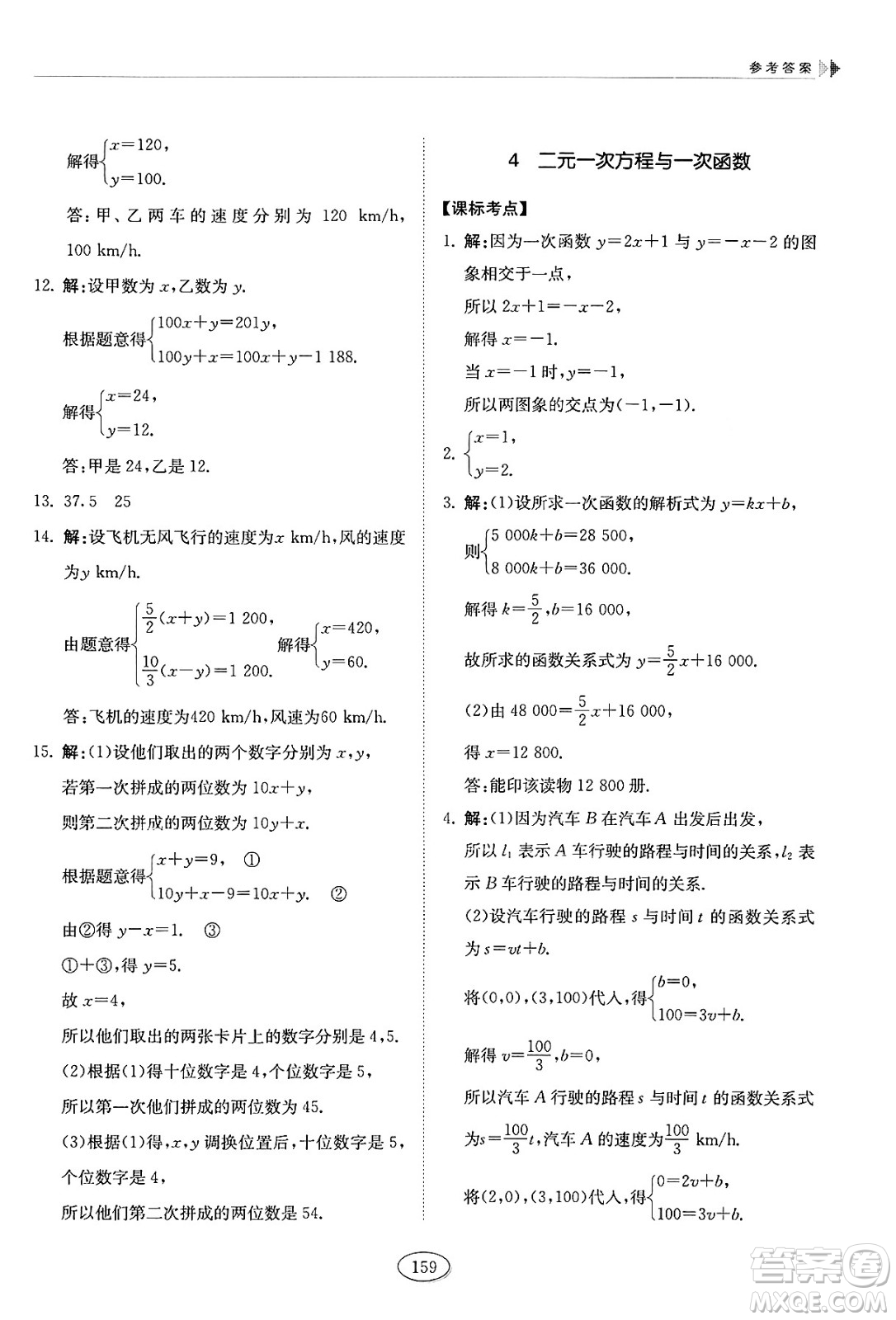 山東科學(xué)技術(shù)出版社2025年春初中同步練習(xí)冊七年級數(shù)學(xué)下冊魯教版五四制答案
