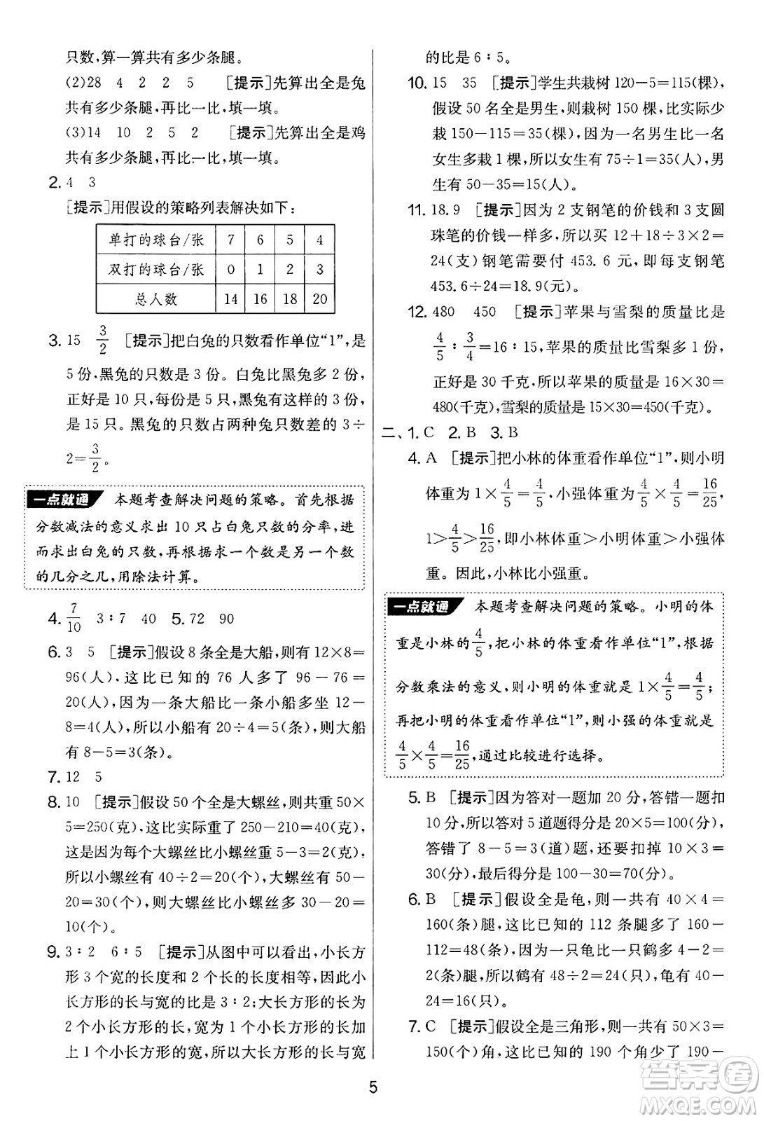 吉林教育出版社2025年春春雨教育實(shí)驗(yàn)班提優(yōu)大考卷六年級(jí)數(shù)學(xué)下冊(cè)蘇教版答案