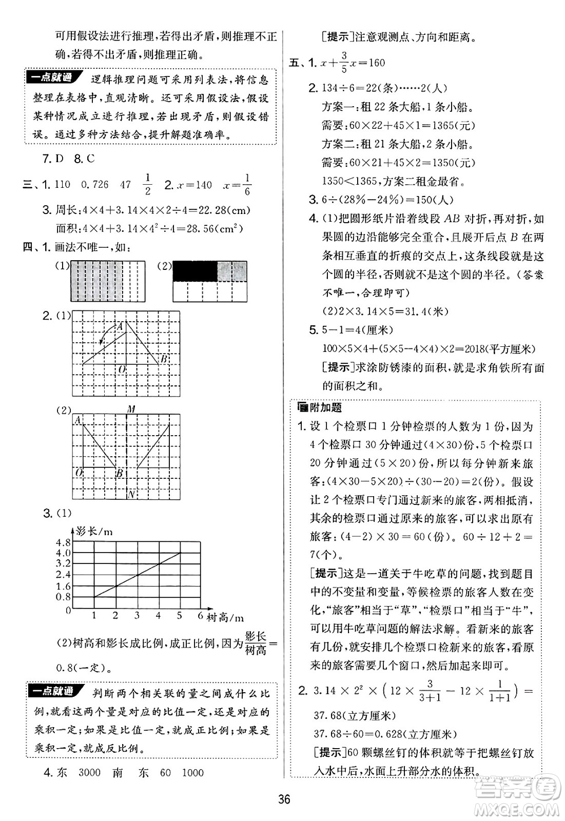 吉林教育出版社2025年春春雨教育實(shí)驗(yàn)班提優(yōu)大考卷六年級(jí)數(shù)學(xué)下冊(cè)蘇教版答案