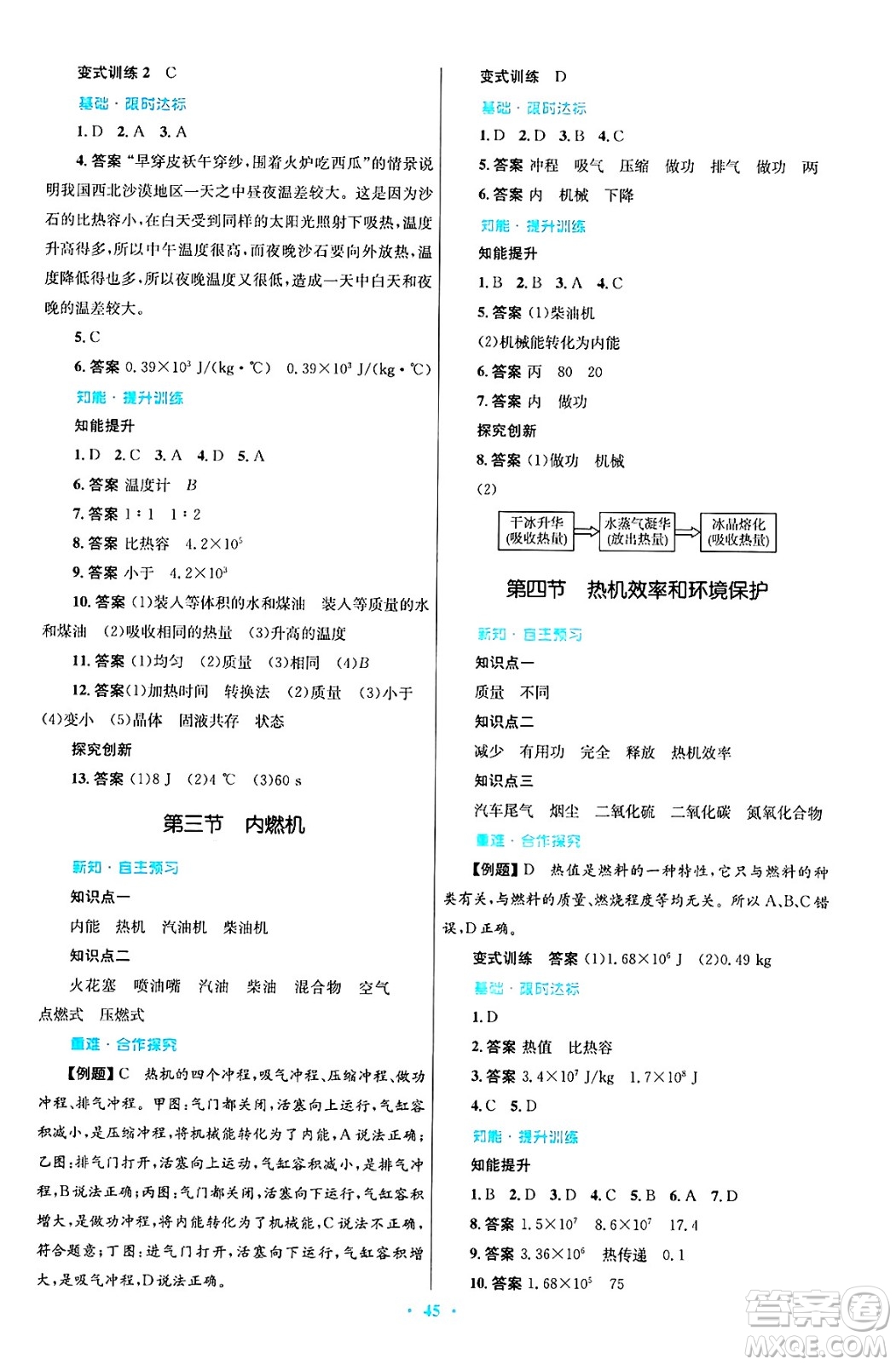 知識(shí)出版社2025年春初中同步測控優(yōu)化設(shè)計(jì)九年級(jí)物理下冊(cè)滬科版答案