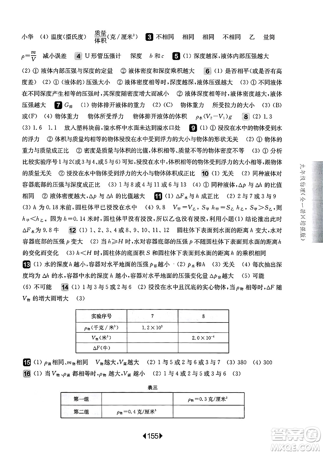華東師范大學(xué)出版社2025年春華東師大版一課一練九年級(jí)物理下冊(cè)華師版上海專版增強(qiáng)版答案
