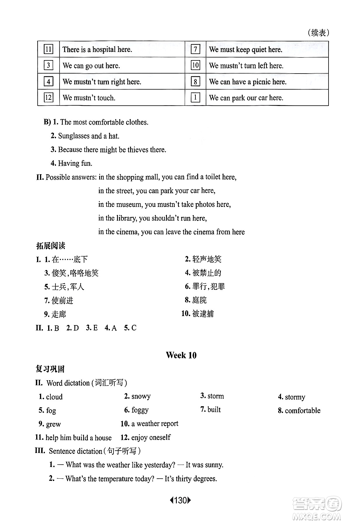 華東師范大學(xué)出版社2025年春華東師大版一課一練五年級英語下冊牛津版上海專版增強版答案