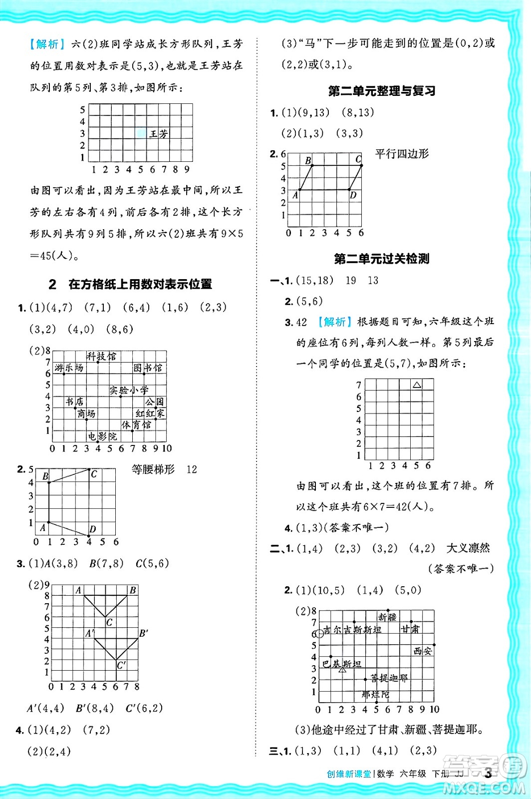 江西人民出版社2025年春王朝霞創(chuàng)維新課堂同步優(yōu)化訓(xùn)練六年級(jí)數(shù)學(xué)下冊(cè)冀教版答案