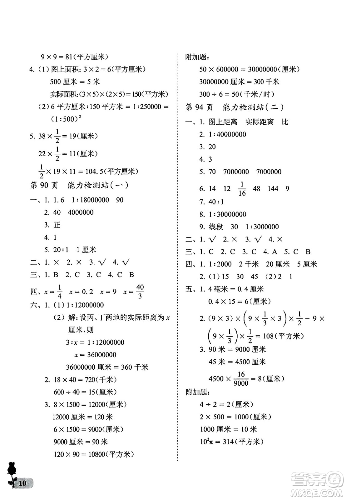 中國石油大學出版社2025年春初中卷行知天下六年級數(shù)學下冊通用版答案