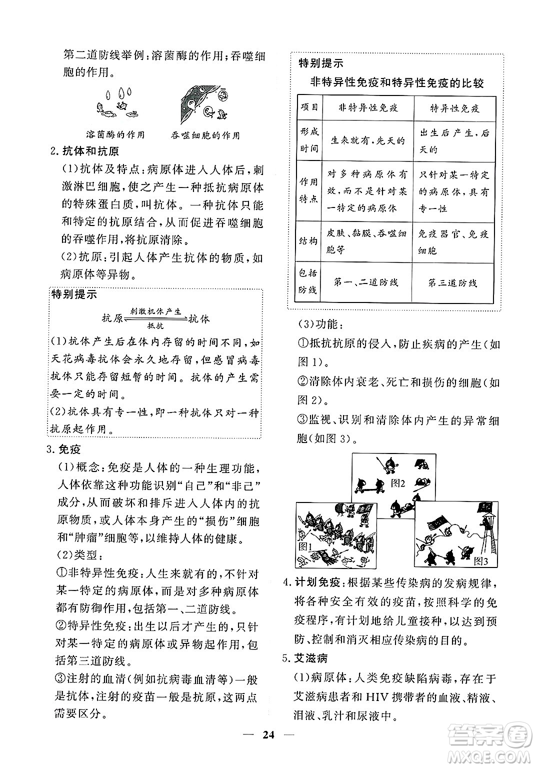青海人民出版社2025年春新坐標(biāo)同步練習(xí)八年級生物下冊人教版青海專版答案