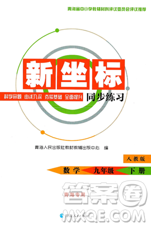 青海人民出版社2025年春新坐標(biāo)同步練習(xí)九年級數(shù)學(xué)下冊人教版青海專版答案