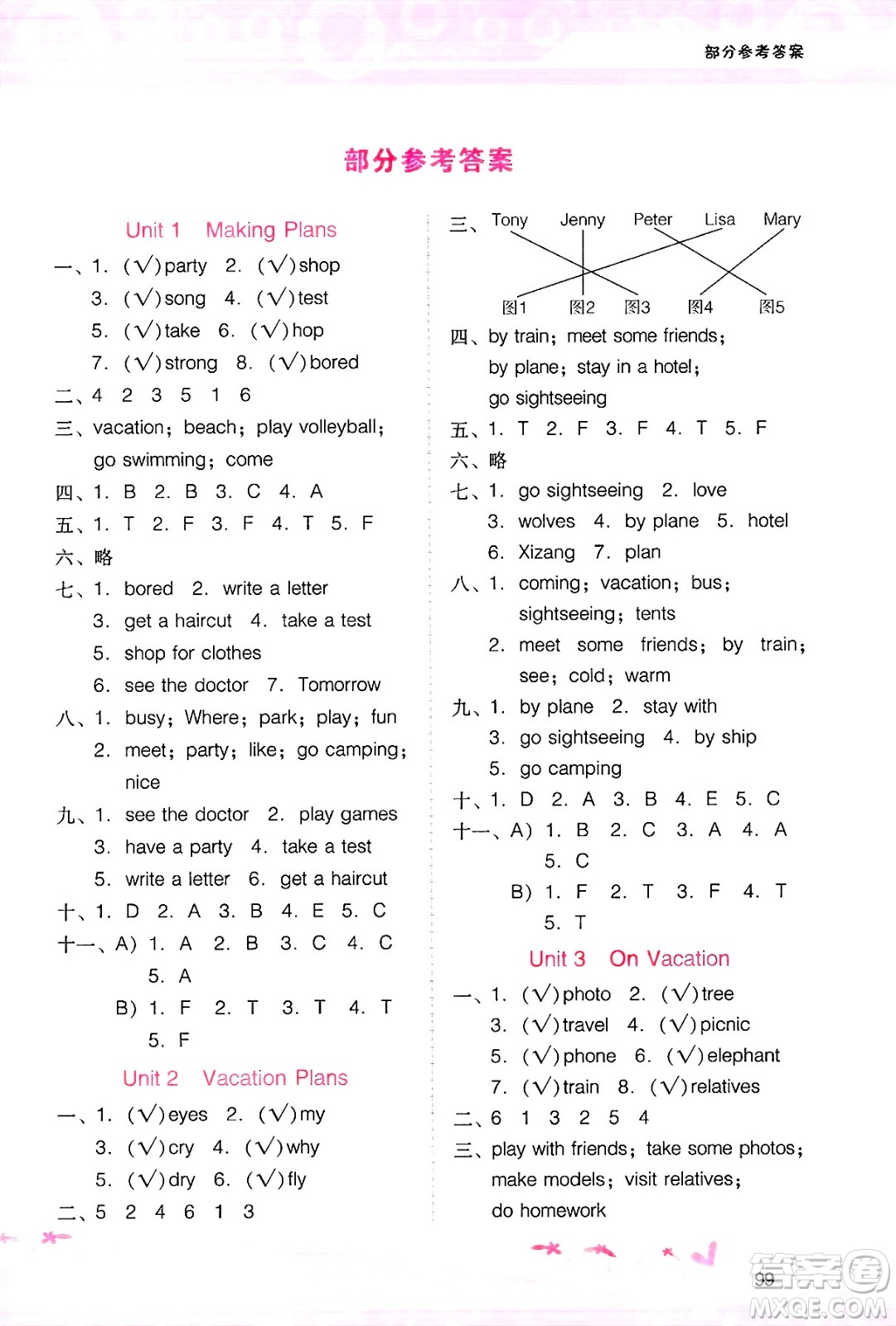廣西師范大學(xué)出版社2025年春自主與互動(dòng)學(xué)習(xí)新課程學(xué)習(xí)輔導(dǎo)五年級(jí)英語下冊(cè)粵人版答案