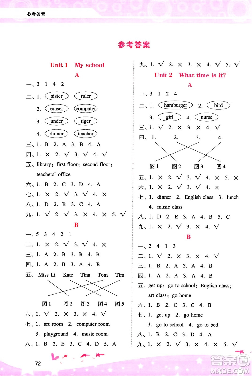 廣西師范大學(xué)出版社2025年春自主與互動(dòng)學(xué)習(xí)新課程學(xué)習(xí)輔導(dǎo)四年級(jí)英語(yǔ)下冊(cè)人教PEP版答案
